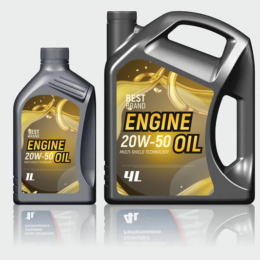 Engine Oil Label